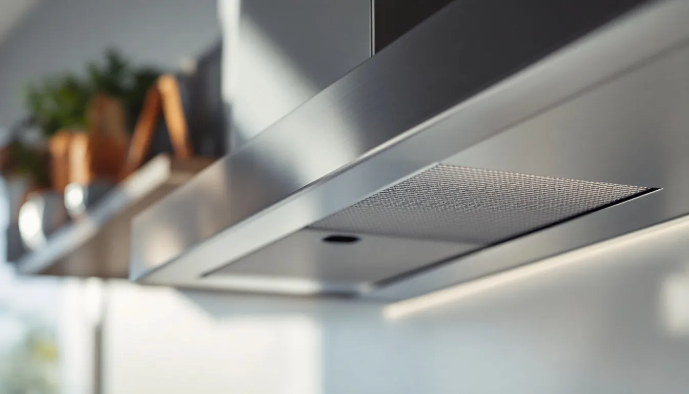 Filtre de hotte en inox brossé